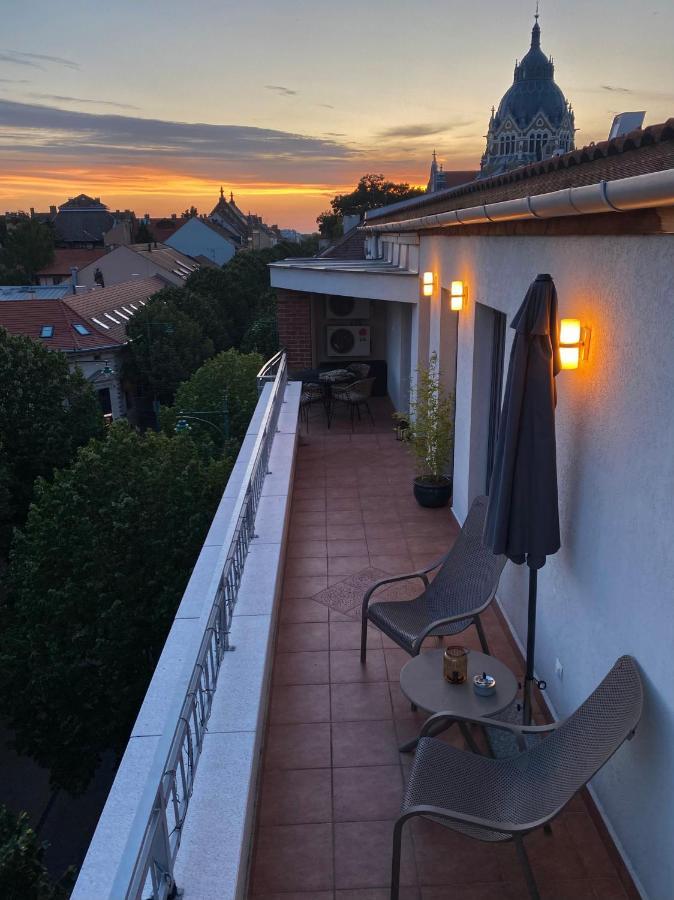 Gutenberg Penthouse Szeged Bagian luar foto